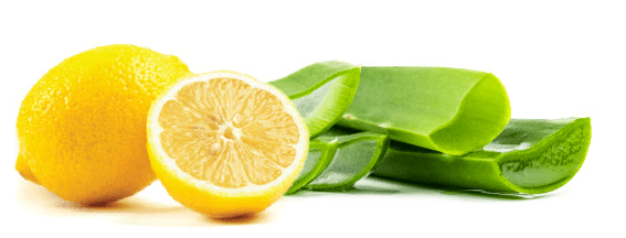 Aloe e succo di limone