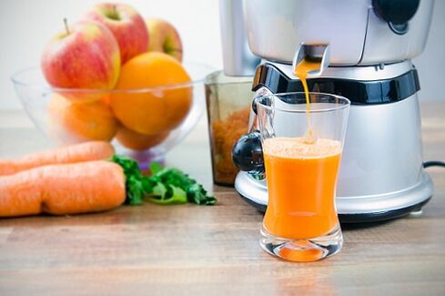 succo appena spremuto nel trattamento dei parassiti nel corpo